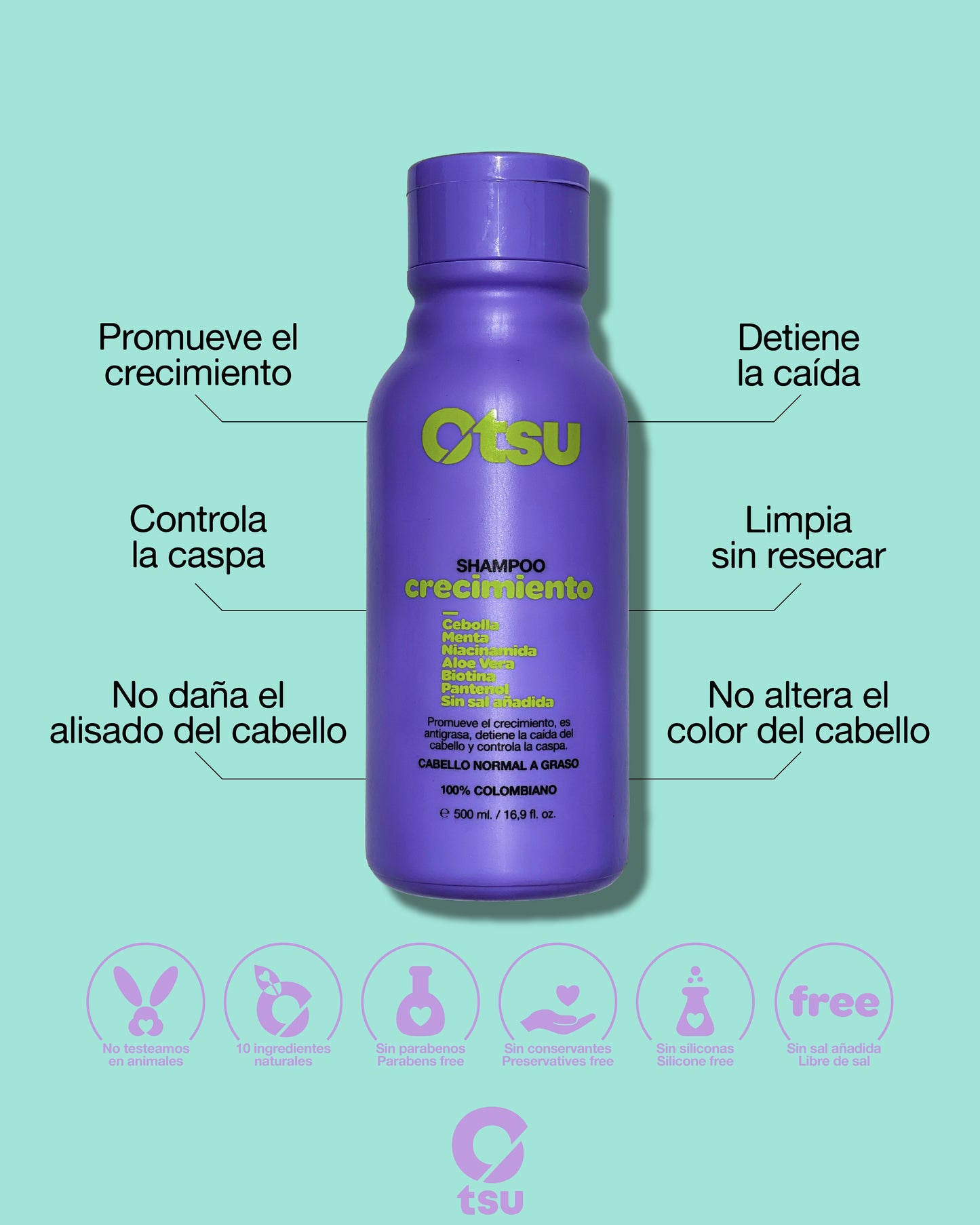 SHAMPOO CRECIMIENTO 500 ML